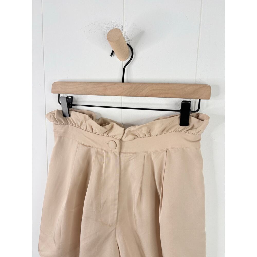 Lovers + Friends | Tati Paperbag Shorts Small Sandstone High Rise Pleated - Picture 3 of 11
